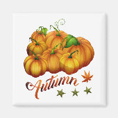 Autumn pumpkins magneet (Voorkant)