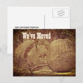 Autumn Pumpkins New Address Moving Briefkaart (Voorkant / Achterkant)