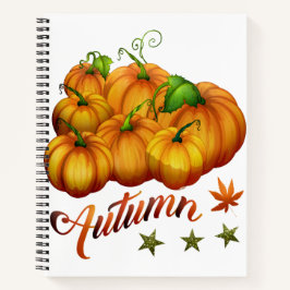 Autumn pumpkins notitieboek