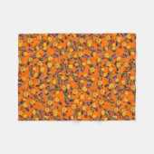 Autumn Pumpkins (Oranje) Fleece Throw Blanket Deken (Voorkant (Horizontaal))