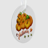 Autumn pumpkins ornament (voorkant)