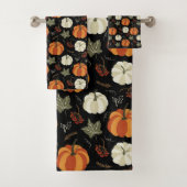 Autumn Pumpkins Pattern Bad Handdoek (Insitu)
