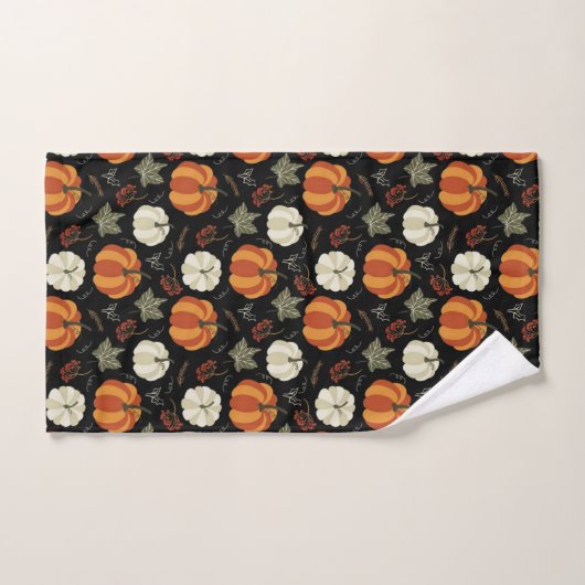 Autumn Pumpkins Pattern Bad Handdoek (Handdoek)