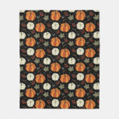 Autumn Pumpkins Pattern Fleece Deken (Voorkant)