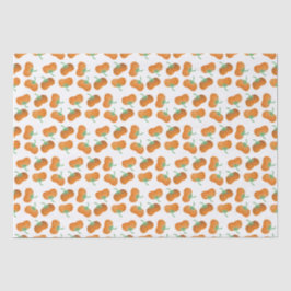 Autumn Pumpkins Pattern Herfst Harvest Oranje Tissuepapier