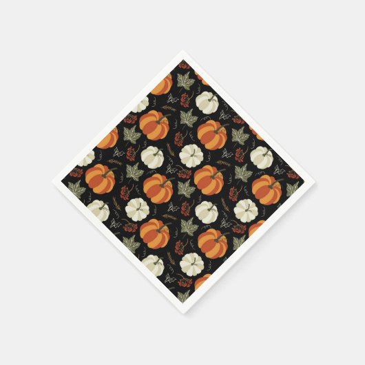 Autumn Pumpkins Pattern Servet (Hoek)