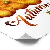 Autumn pumpkins poster (Hoek)