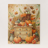 Autumn Pumpkins Puzzel (Verticaal)