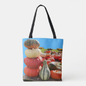 Autumn Pumpkins Scene Tote Bag (Achterkant)