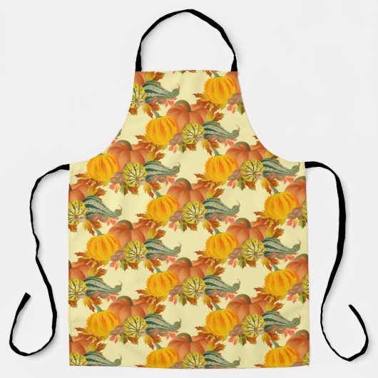 Autumn Pumpkins Schort (Voorkant)