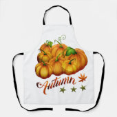 Autumn pumpkins schort (Voorkant)