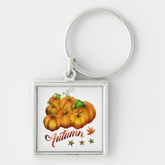 Autumn pumpkins sleutelhanger (Voorkant)