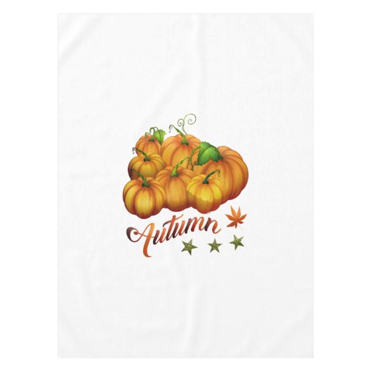 Autumn pumpkins tafelkleed (Voorkant)