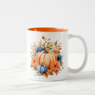 Autumn Pumpkins Tweekleurige Koffiemok