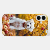 Autumn Puppy Bliss iPhone 16 Hoesje (Achterkant (horizontaal))