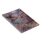 Autumn Purple Fantasy Collage Notitieboek (Rechterzijde)