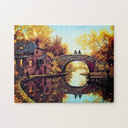 Autumn Puzzle Beauful Landscape Legpuzzel (Horizontaal)