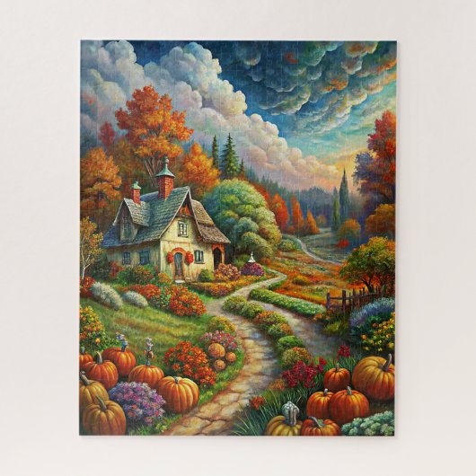 Autumn Puzzle Legpuzzel (Verticaal)