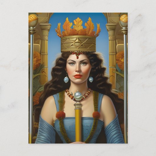 Autumn Queen Briefkaart (Voorkant)