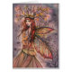Autumn Queen Fairy Fantasy Art Card (Voorkant)