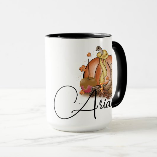 Autumn Queen Herfst Coffee Mok (Voorkant rechts)