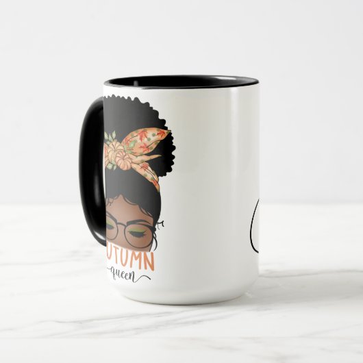 Autumn Queen Herfst Coffee Mok (Voorkant links)