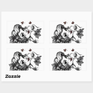 Autumn Queen Rechthoekige Sticker