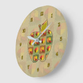 Autumn Quilt Clock Grote Klok (Hoek)