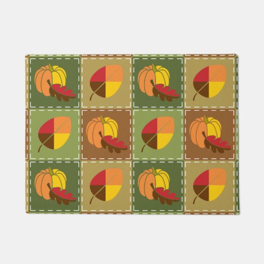 Autumn Quilt Doormat Deurmat (Voorkant)