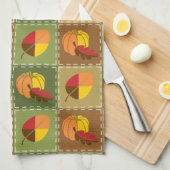 Autumn Quilt Kitchen Towel Theedoek (Quarter Fold)