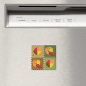 Autumn Quilt Magnet (Insitu (Vaatwasser))