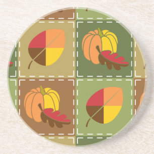 Autumn Quilt Sandstone Onderzetter