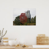 Autumn Quincy Mine Steam Hoist Foto Poster (Keuken)