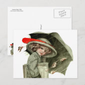 Autumn Rain Briefkaart (Voorkant / Achterkant)