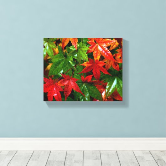 Autumn Rain Canvas Afdruk (Insitu (Houten vloer))