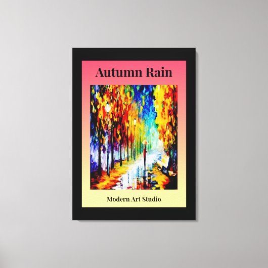 Autumn Rain Canvas Afdruk (Voorkant)