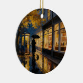 Autumn Rain Phone Booth Ornament (Rechts)