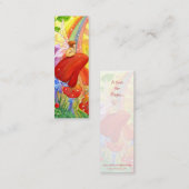 Autumn Rainbow Bladwijzer Mini Visitekaartje (Voorkant / Achterkant)