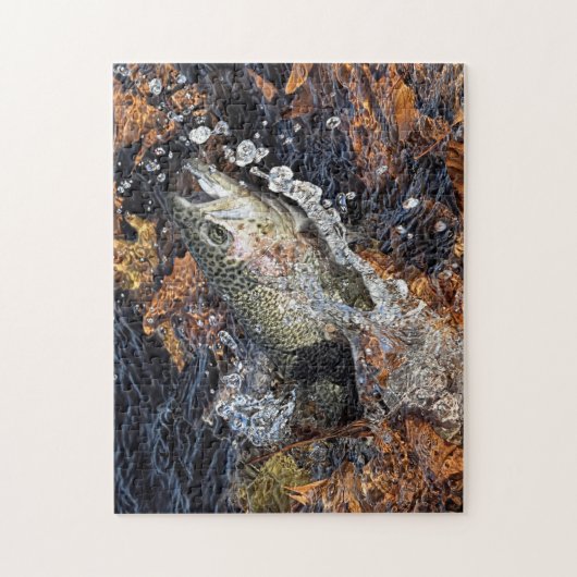 Autumn Rainbow Trout Legpuzzel (Verticaal)