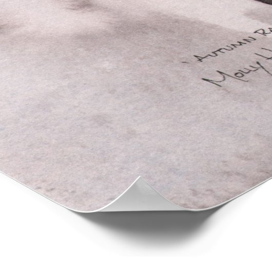 Autumn Raven Gothic Fantasy Fairy Poster (Hoek)