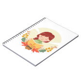 Autumn Reader Canvas tas Notitieboek (Linkerzijde)