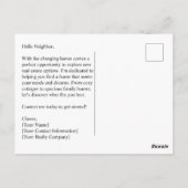 Autumn Real Estate makelaar marketing Mailer Briefkaart (Achterkant)