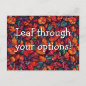 Autumn Real Estate makelaar marketing Mailer Briefkaart (Voorkant)