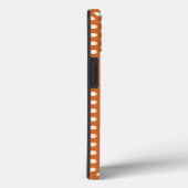 Autumn Red en White Polka Dot Case-Mate iPhone Case (Achterkant / Rechts)