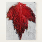 Autumn Red Leaves Planner (Achterkant)