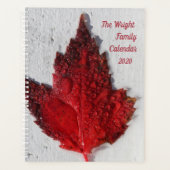 Autumn Red Leaves Planner (Voorkant)