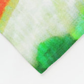 Autumn Red Leaves Trees Way Schilderachtig Art Fleece Deken (Hoek)