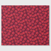 Autumn Red Maple Leaves Cadeaupapier (Vlak)