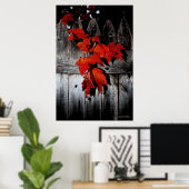 Autumn Red Poster (Thuiskantoor)