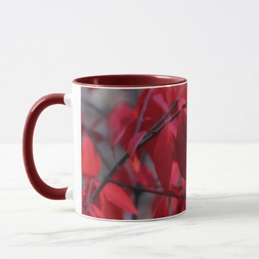 Autumn Red Two-Tone Mug Mok (Links)